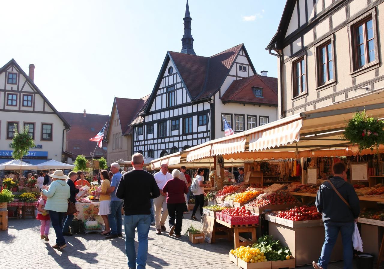 Lebendiger Markt, monatlich