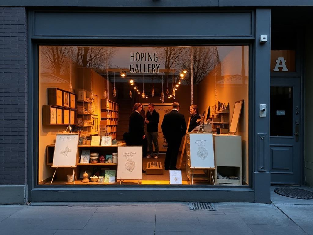 Erstes Pop-up in der Georgstraße