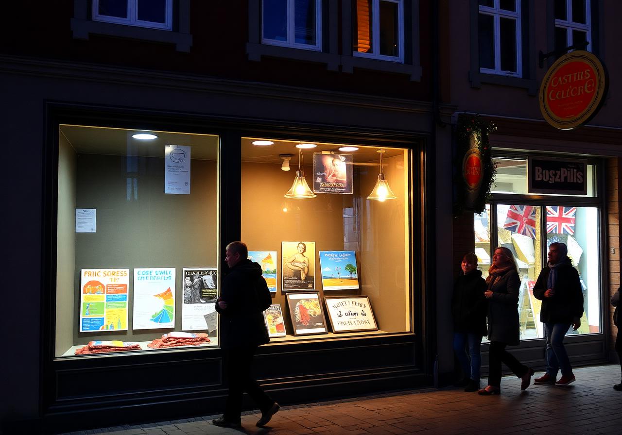 Schaufenster-Festival Georgstraße